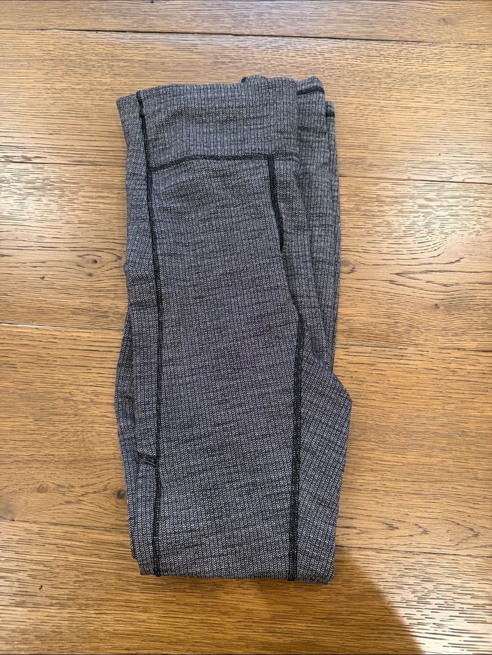 lululemon athletica Gray/Black Marled Leggings